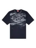 Diesel T-Boxt-T5 print T-shirt - Blue