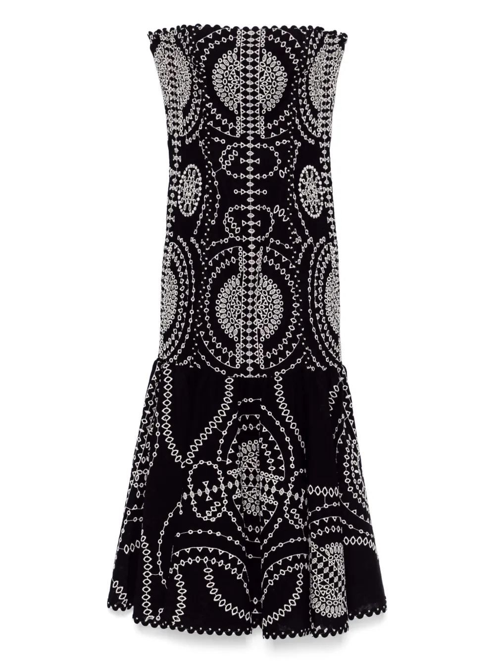 Charo Ruiz Ibiza Hena midi-jurk Zwart