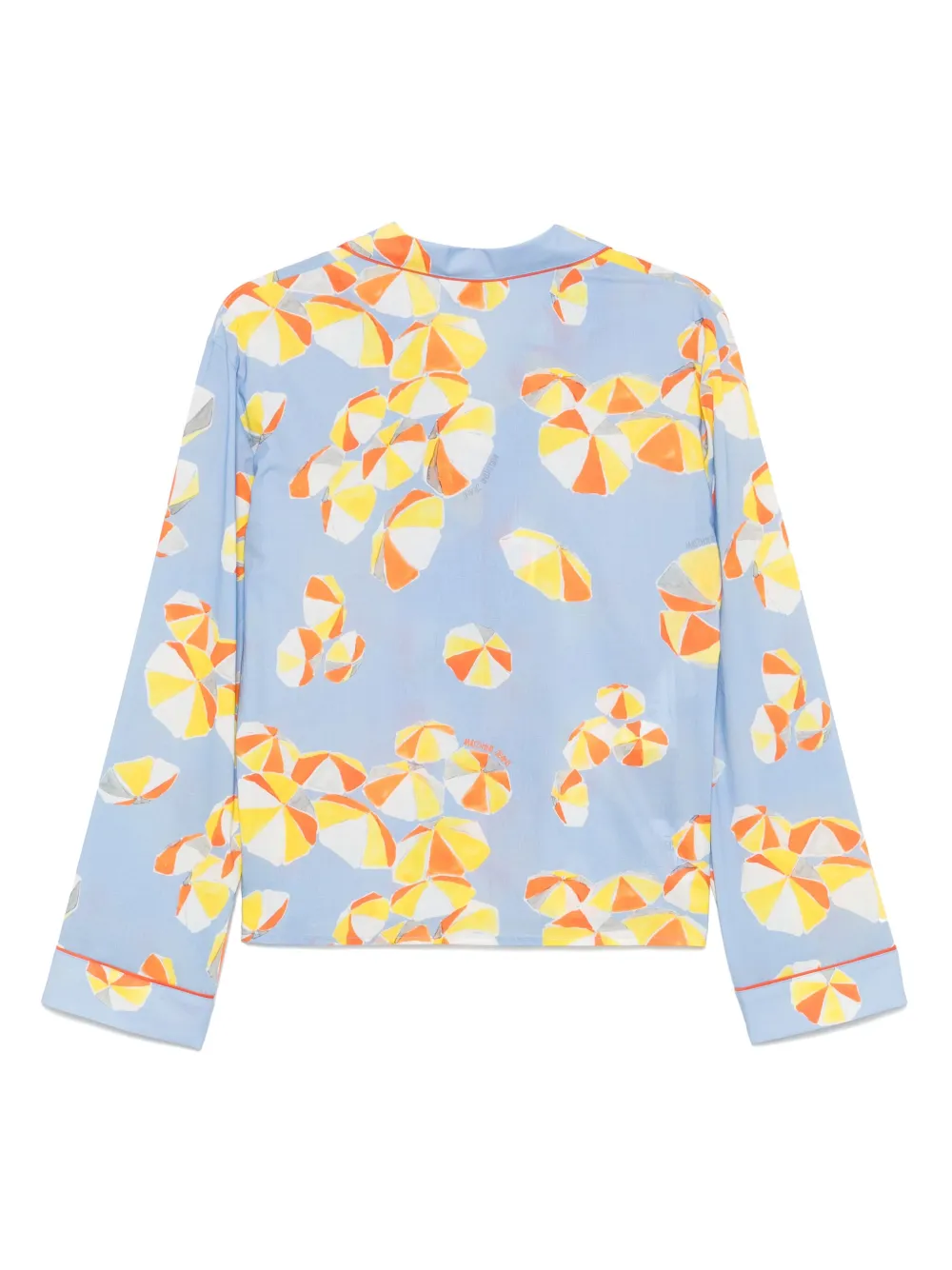 MOSCHINO JEANS Blouse met schaduw-print - Blauw