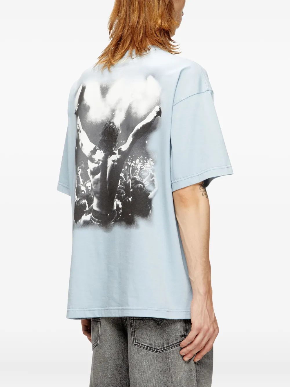 Diesel T-Boxt-Q23 T-shirt Blauw