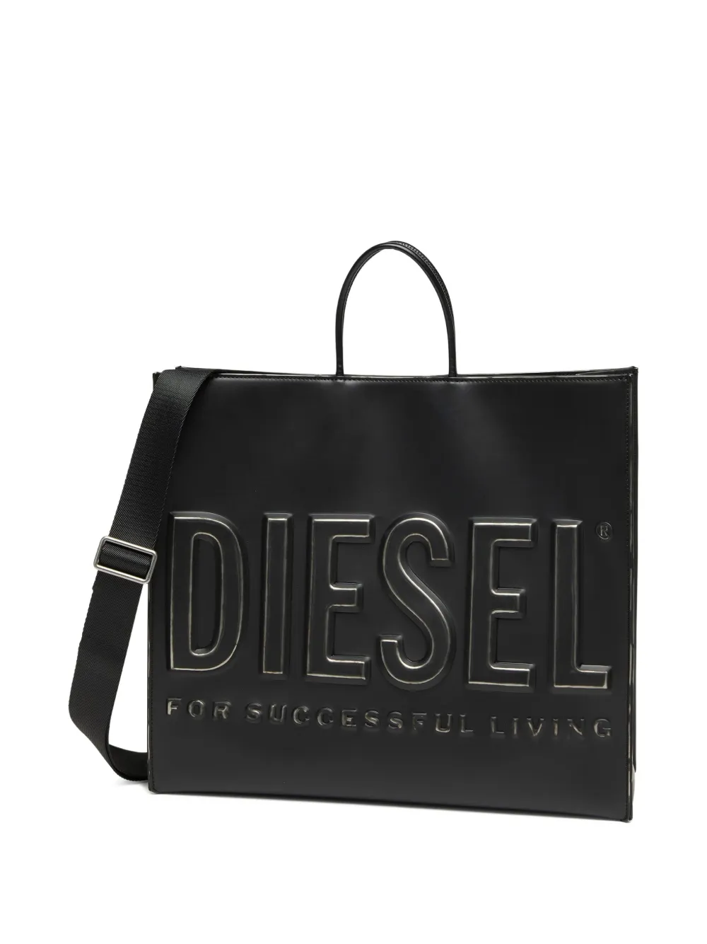 Diesel DSL 3D shopper Zwart