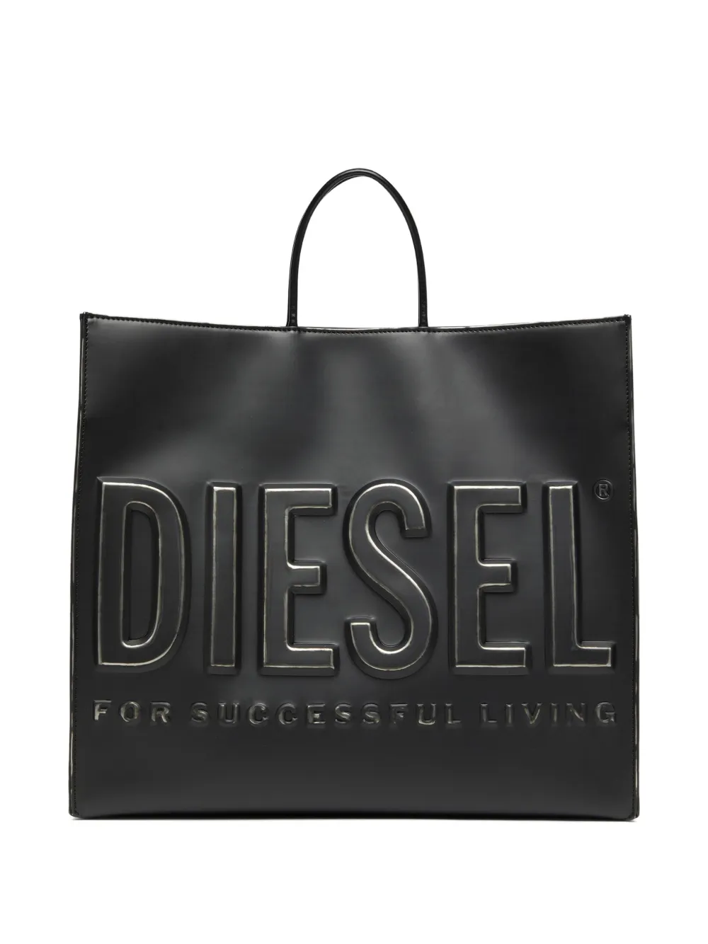 Diesel DSL 3D shopper Zwart