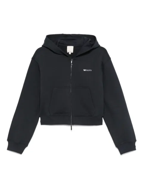 Emporio Armani logo-plaque hoodie