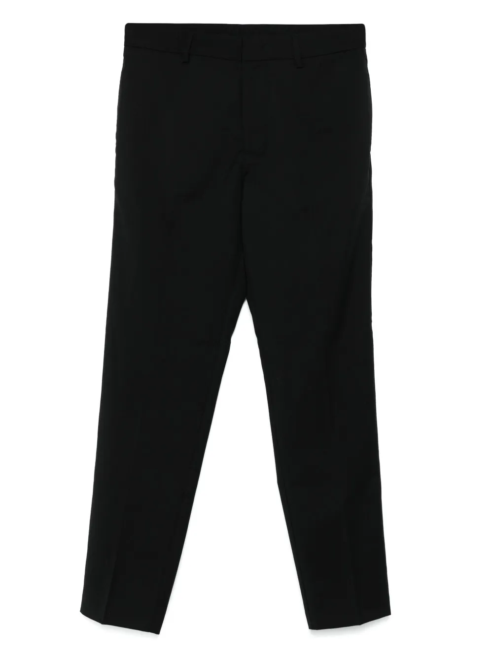 Emporio Armani Chino van scheerwol Zwart