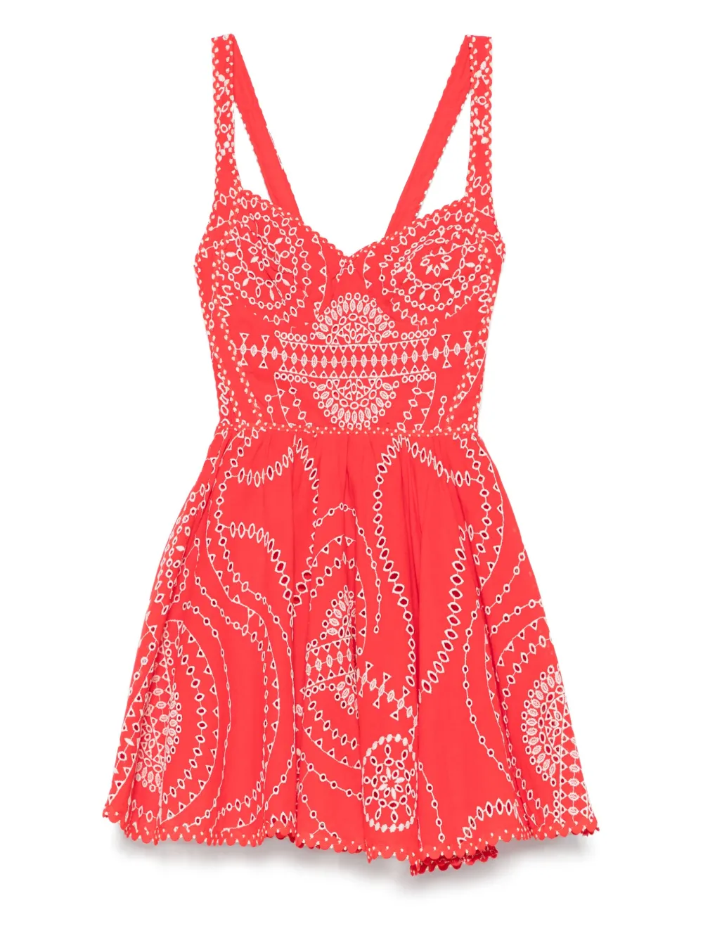 Charo Ruiz Ibiza Birdie mini-jurk Red Nelüm