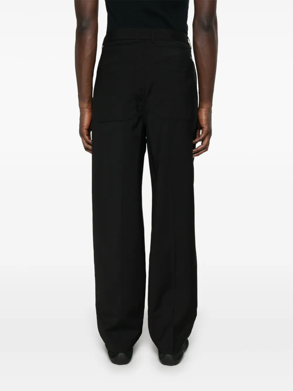 Emporio Armani Wollen broek Zwart