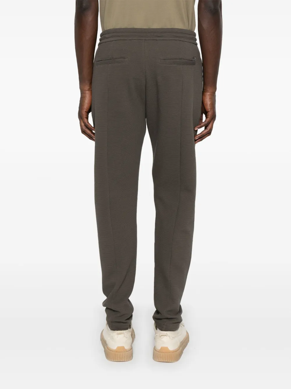 Emporio Armani Broek met wafeltextuur Bruin