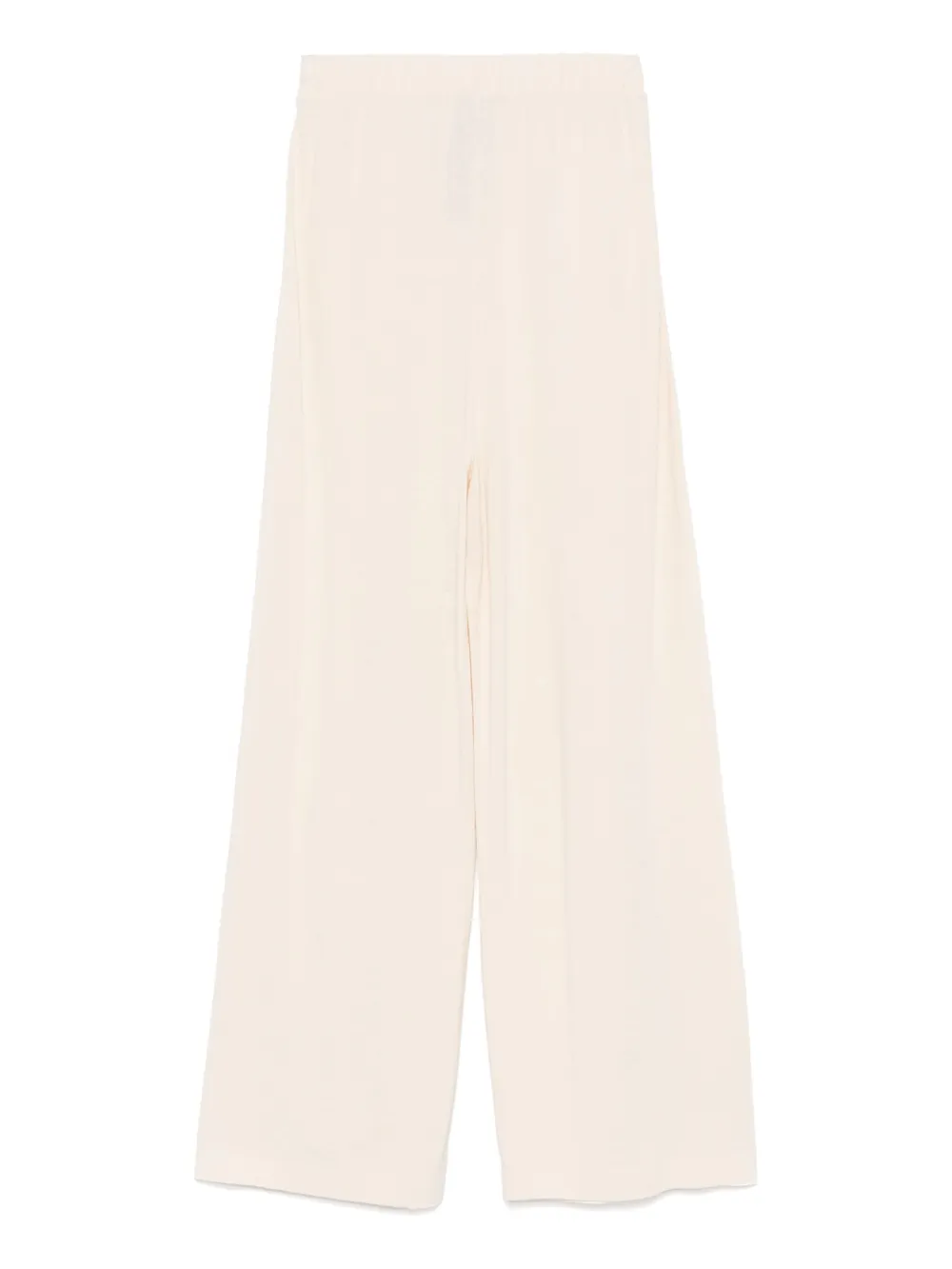 Emporio Armani Broek met wijde pijpen Beige