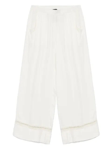 Emporio Armani logo-band trousers