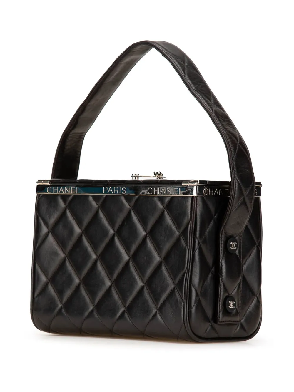 CHANEL Pre-Owned 1996-1997 Quilted Lambskin Leather Box Bag handbag | Pre-Owned | Image 2