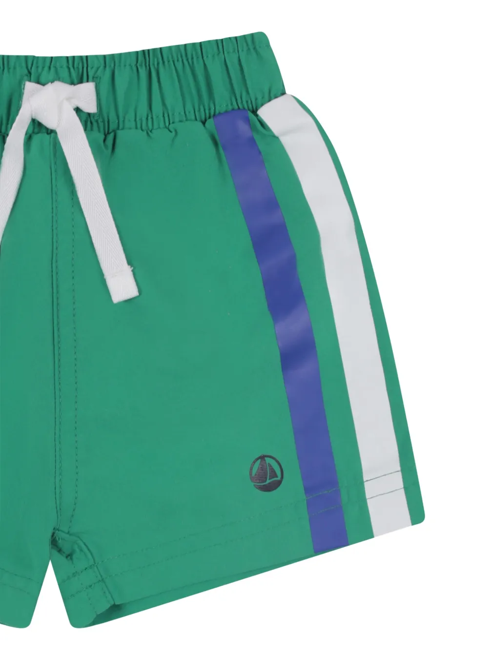 Petit Bateau side-stripe swim shorts Groen