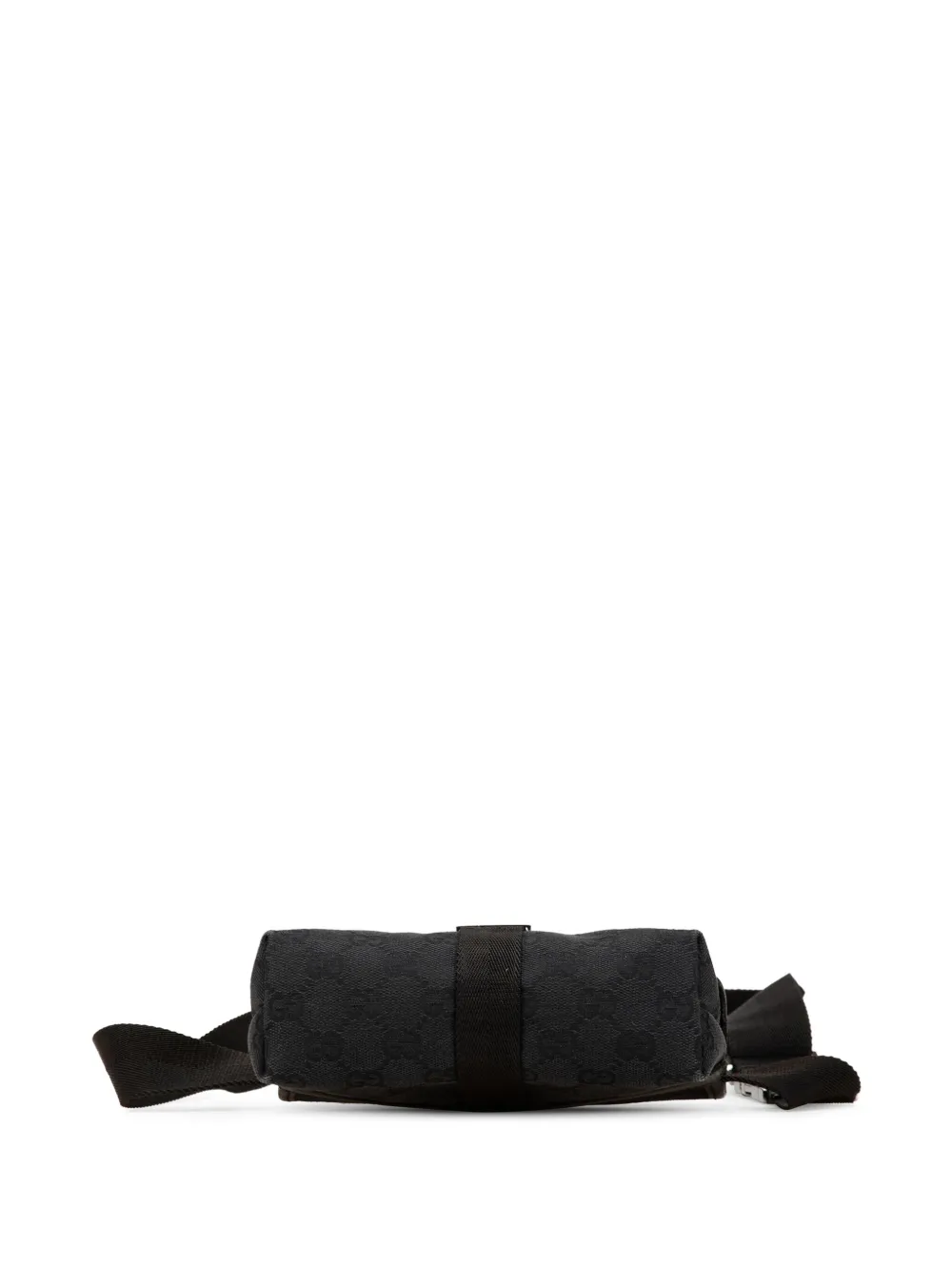 Pre-owned Gucci 2000-2015 Gg Canvas Belt Bag In Black