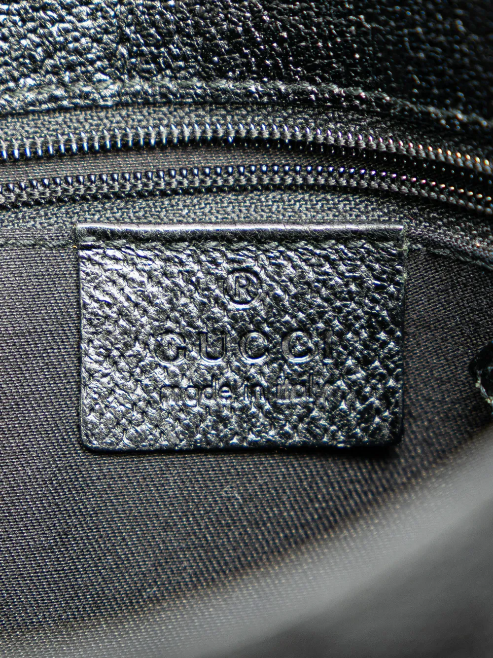 Pre-owned Gucci 2000-2015 Gg Canvas Belt Bag In Black