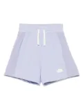 The North Face logo-patch track shorts - Purple