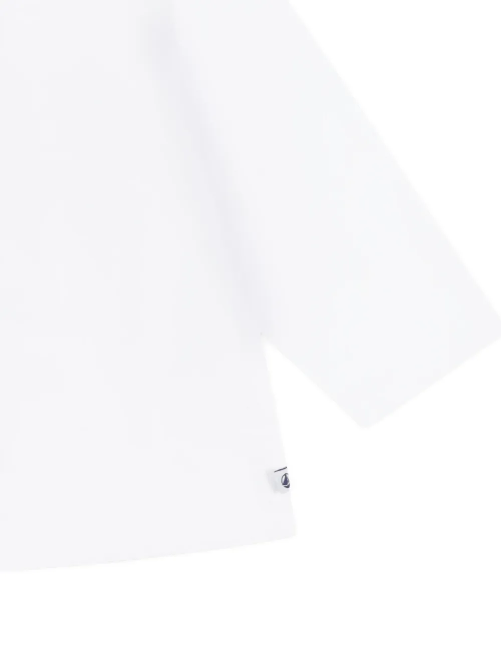 Petit Bateau ruffled-collar long-sleeve top Wit