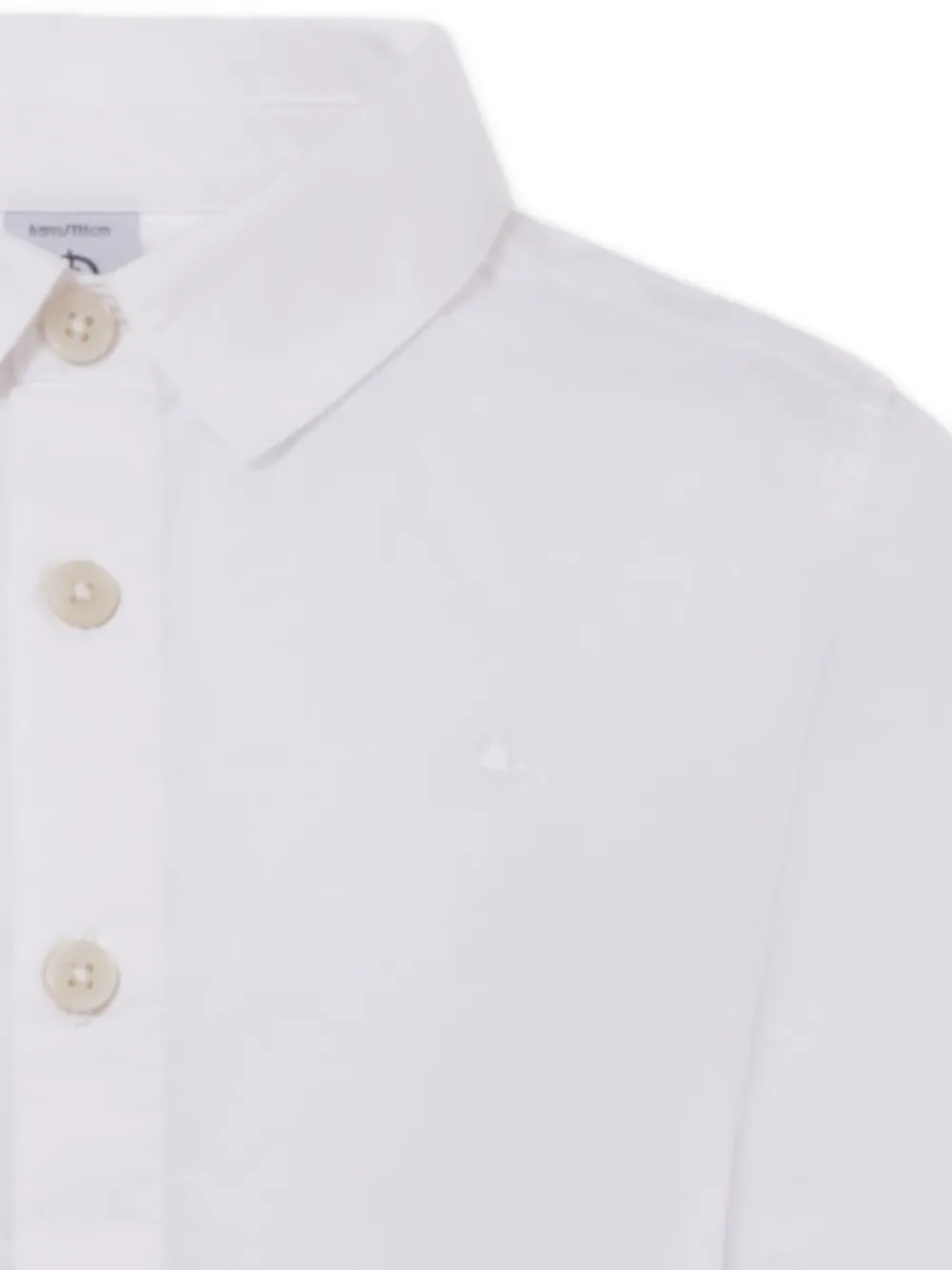Petit Bateau Popeline shirt Wit