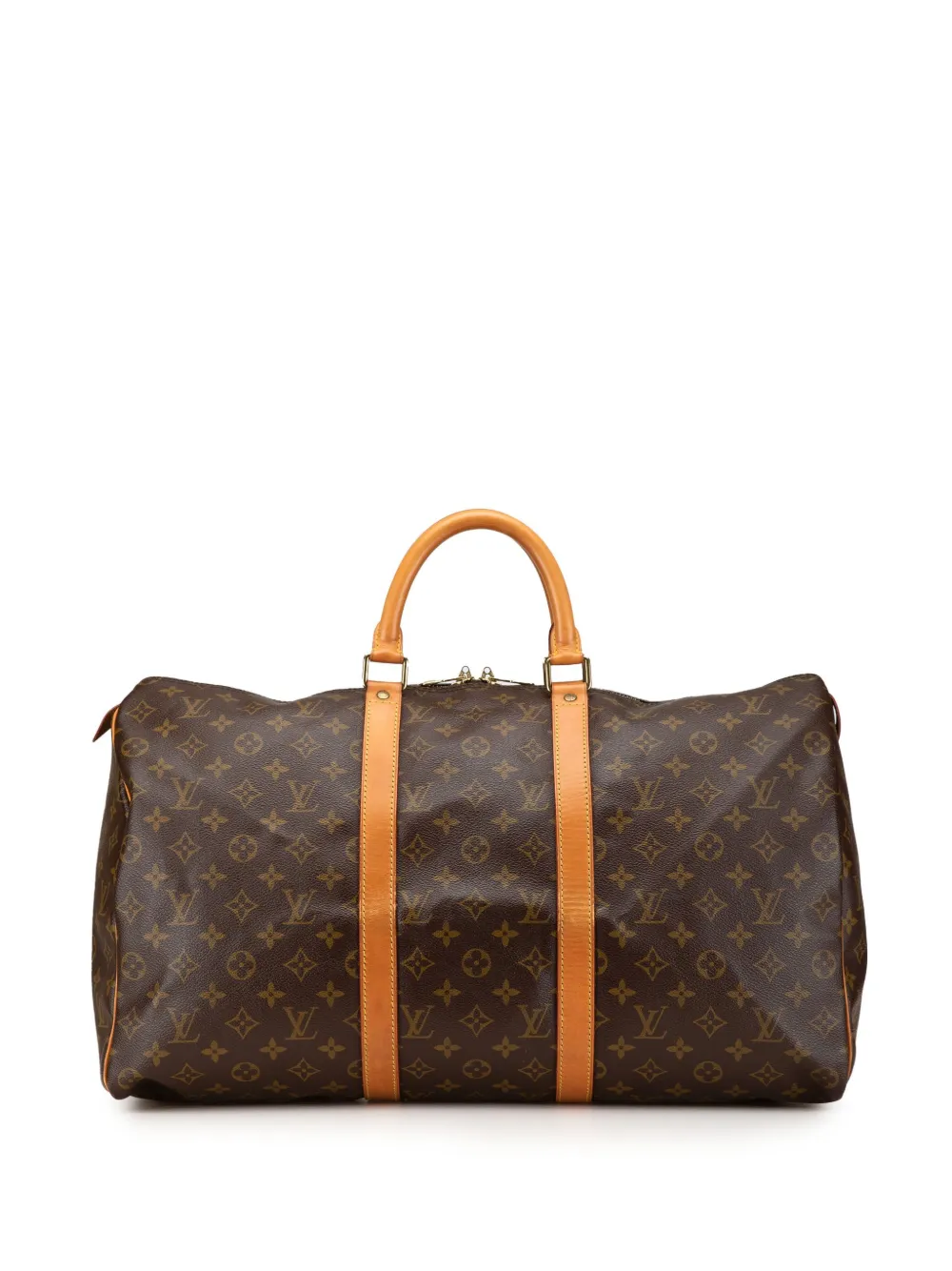Louis Vuitton Pre-Owned 1994 モノグラム キーポル 50 ボストンバッグ - ブラウン Louis Vuitton Pre-Owned 1994 モノグラム キーポル 50 ボストンバッグ - ブラウン