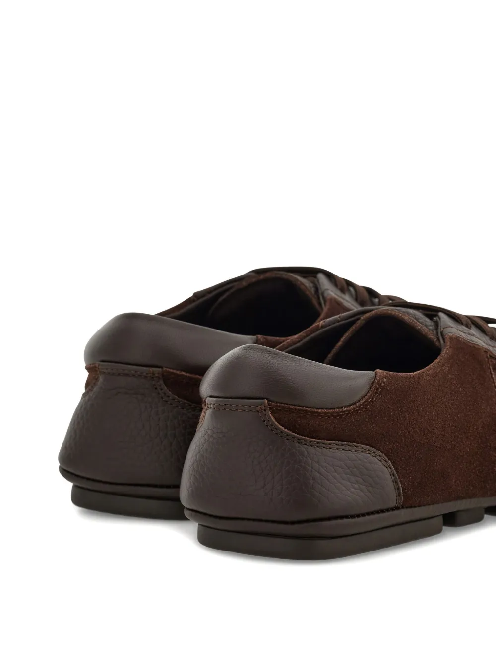 Ferragamo Suède sneakers Bruin