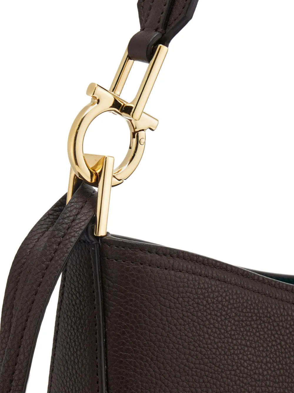 Shop Ferragamo Leather Shoulder Bag