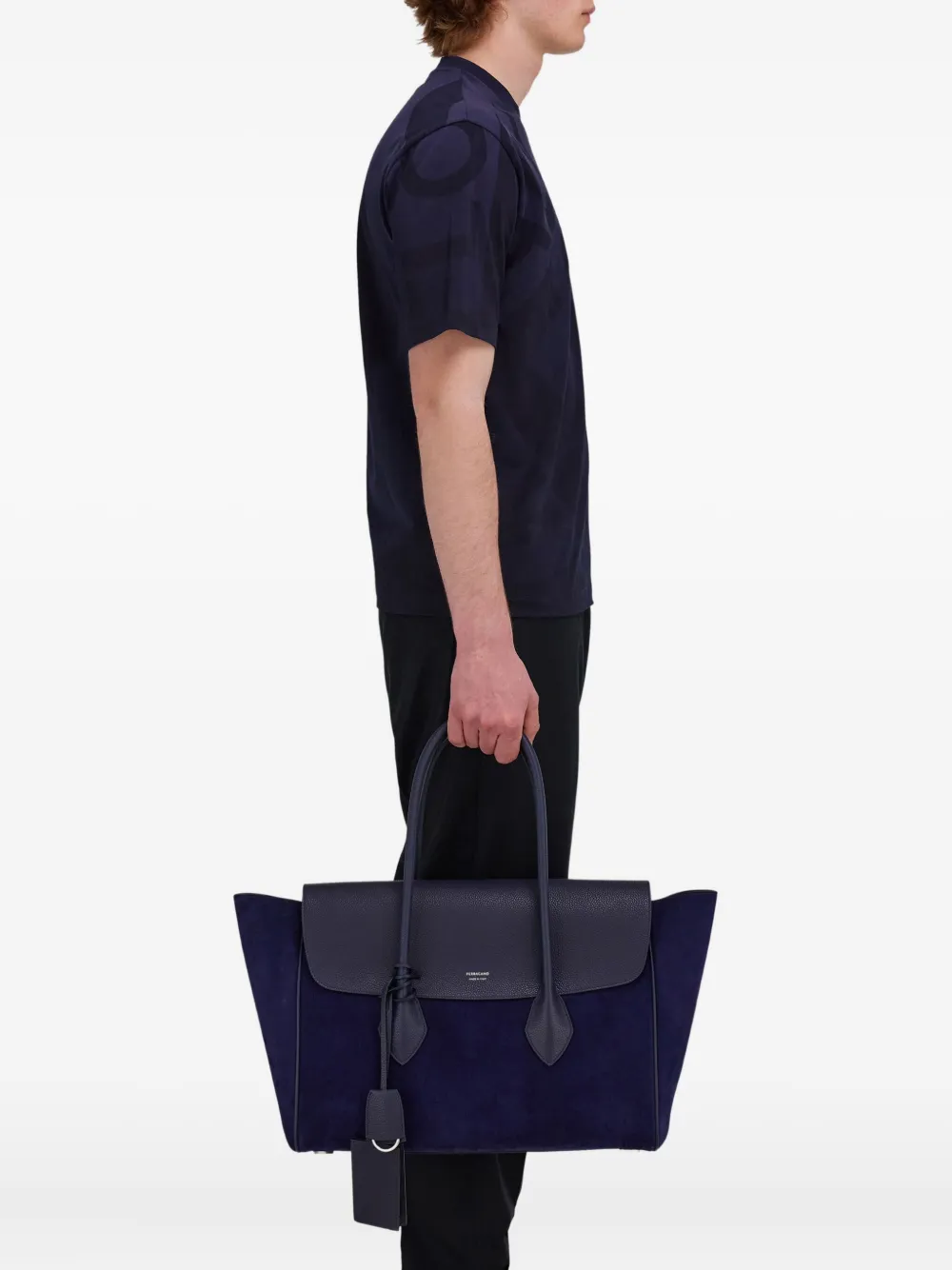 FERRAGAMO EAST-WEST TOTE BAG
