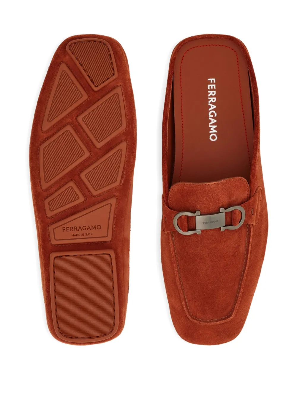 Ferragamo Gancini slippers Oranje