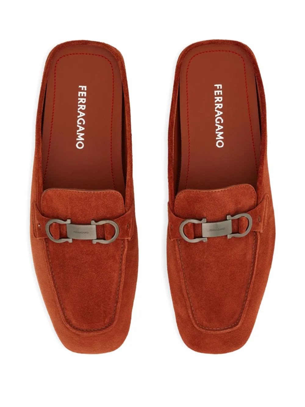 Ferragamo Gancini slippers Oranje