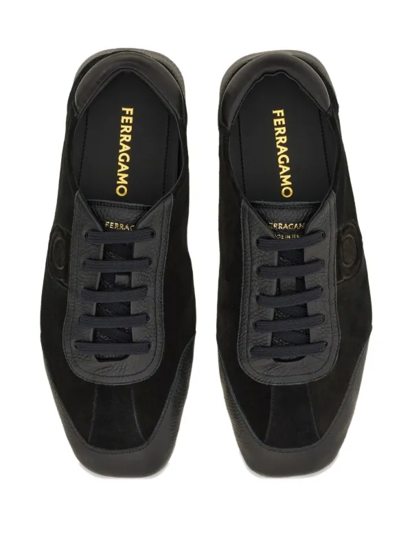 Ferragamo レースアップ スニーカー | ブラック | FARFETCH JP