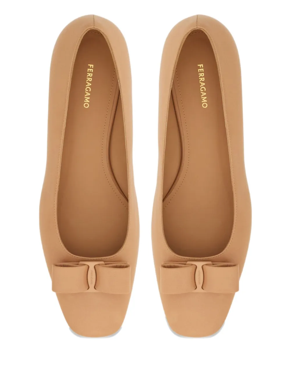 Ferragamo 30mm Iconic bow pumps Neutrals