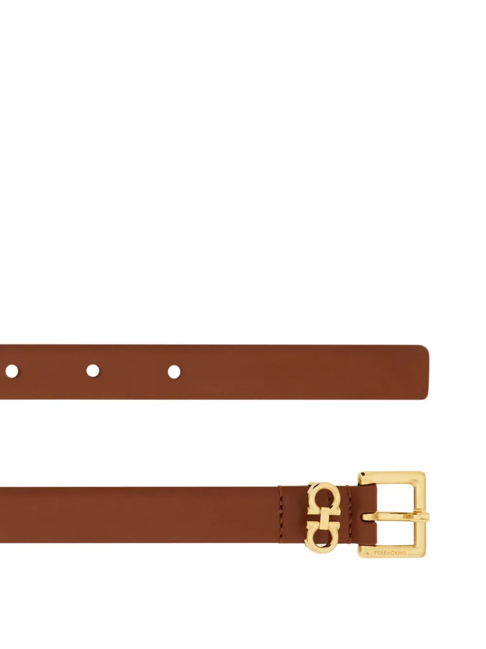 Ferragamo Gancini riem Bruin