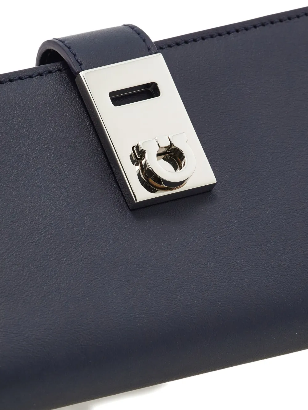 Ferragamo Gancini portemonnee Blauw
