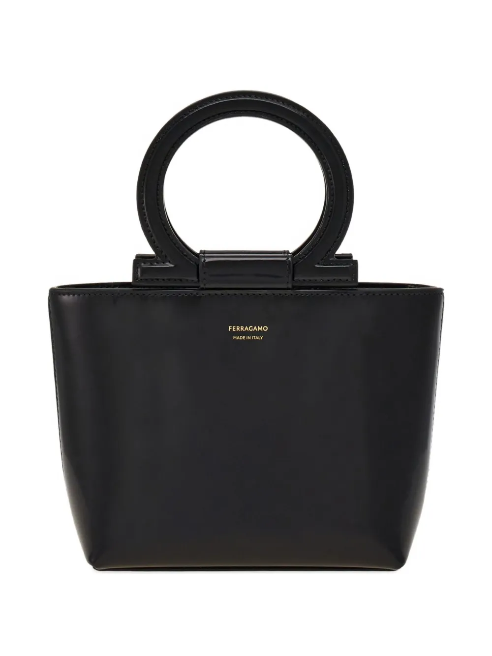 Ferragamo Macro Gancini mini bag | Black | Image 1