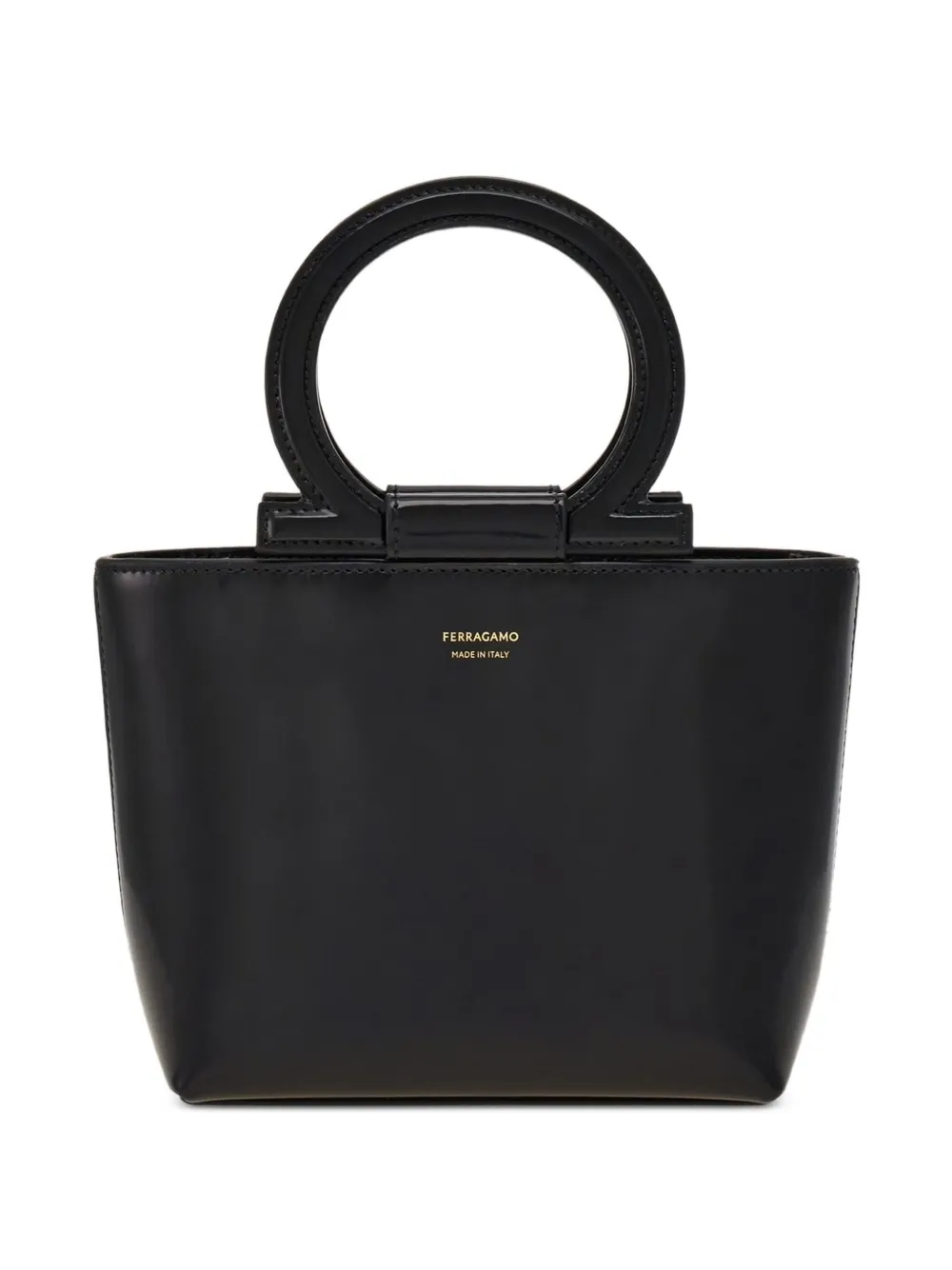 Ferragamo Macro Gancini mini bag - Black
