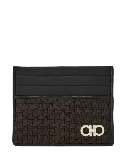 Ferragamo tarjetero entretejido
