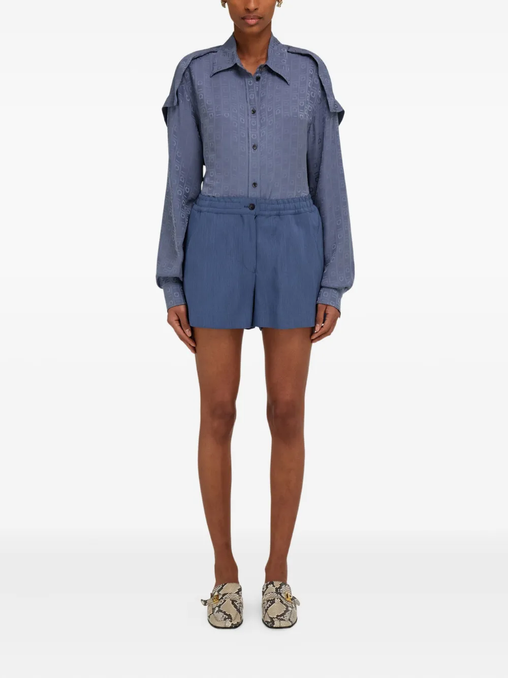 Ferragamo Faille shorts Grijs