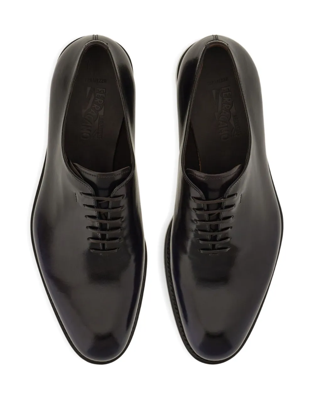 Ferragamo lace-up oxford shoes Blue