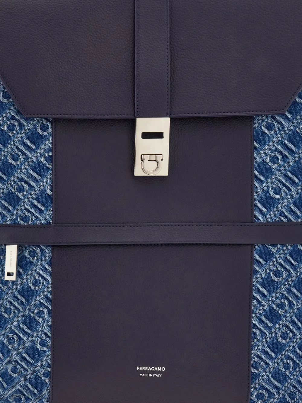 Shop Ferragamo Monogram-jacquard Backpack