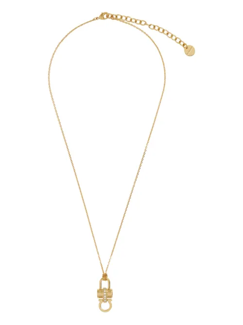 Collier à pendentif cadenas - Ferragamo - Modalova
