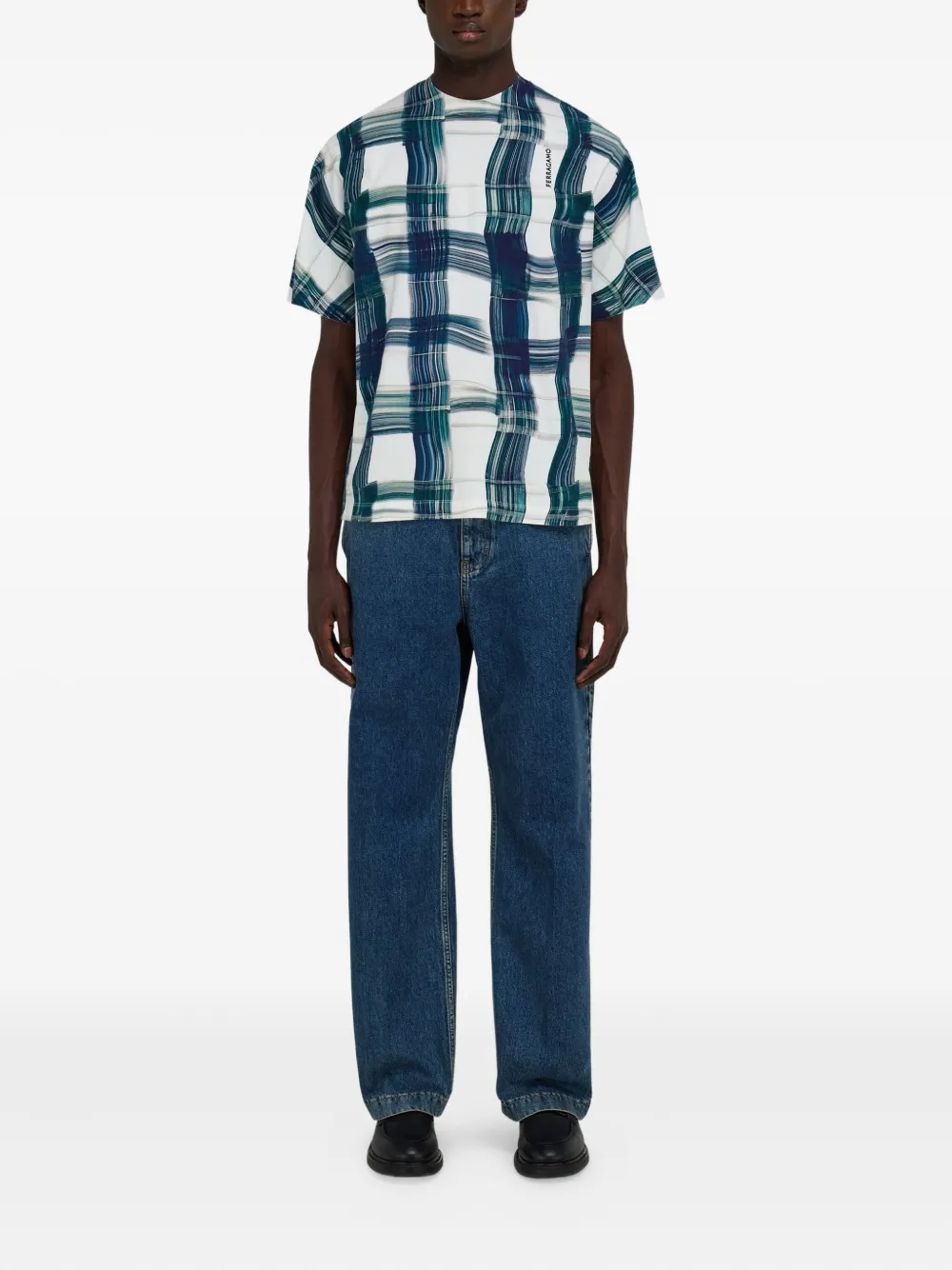 Ferragamo tartan-check T-shirt | T-Shirts | Image 2