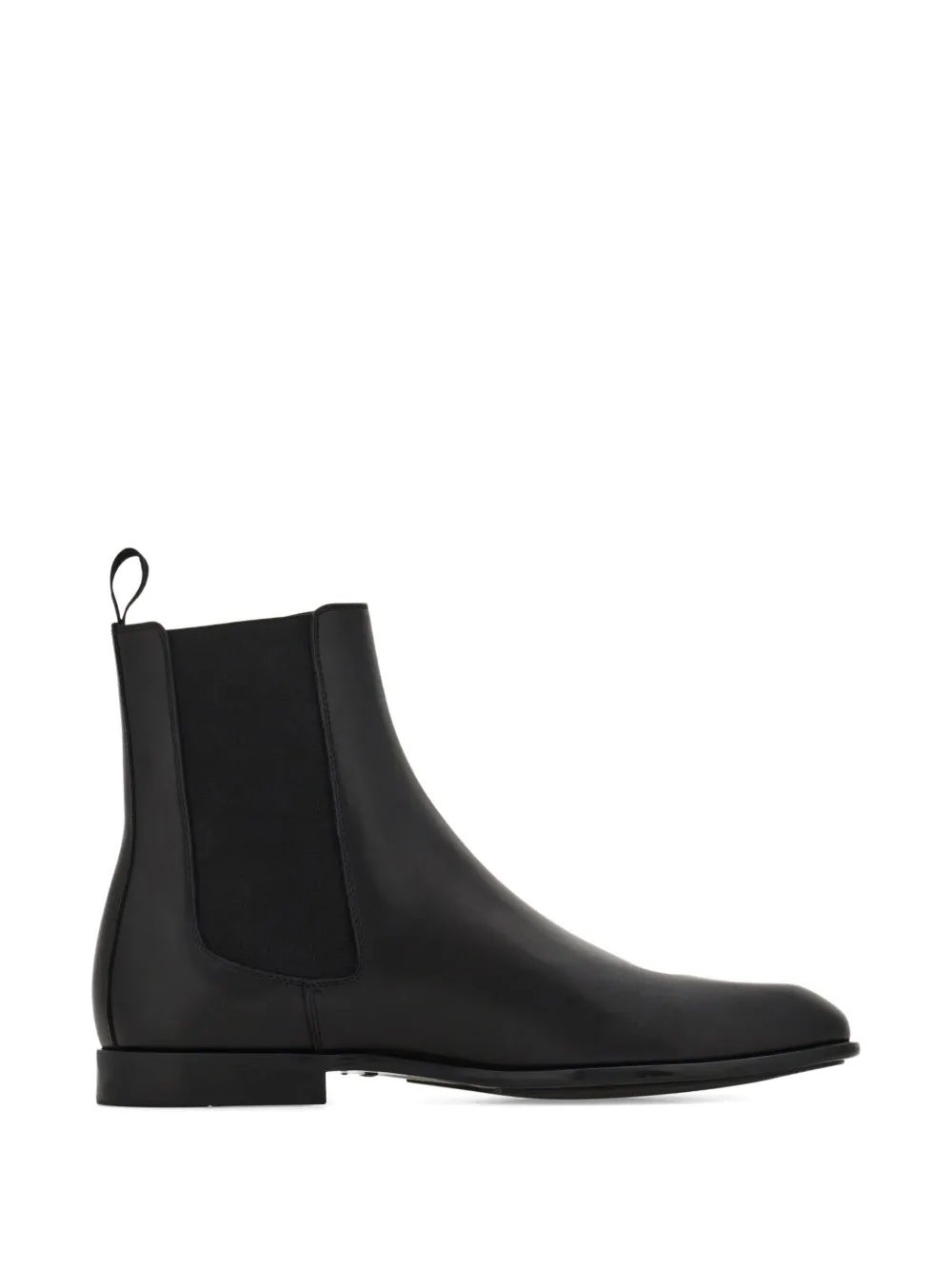 Ferragamo leather boots Black