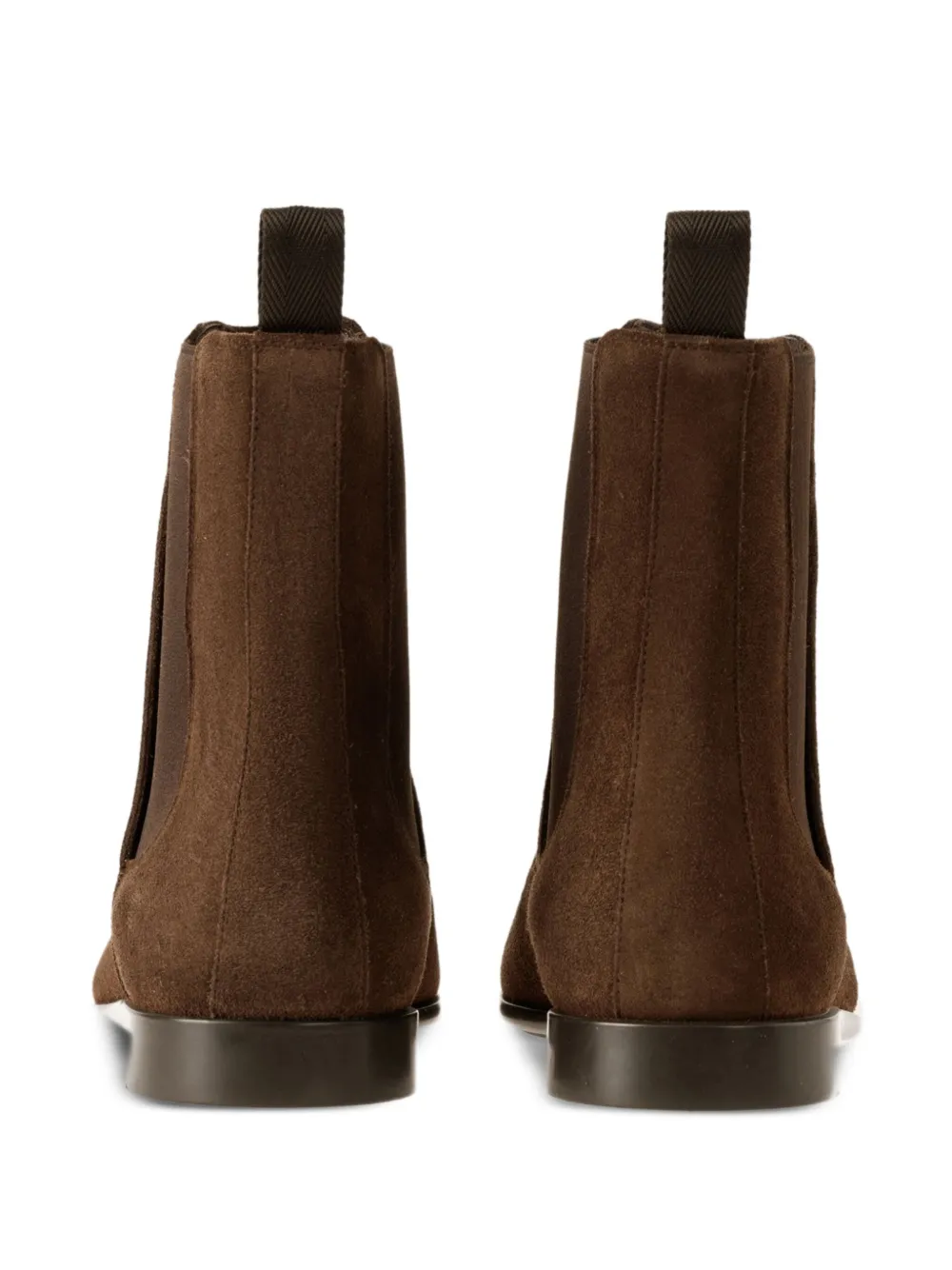 Ferragamo suede chelsea boots Brown