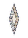 Ferragamo graphic-print triangle scarf - Blue