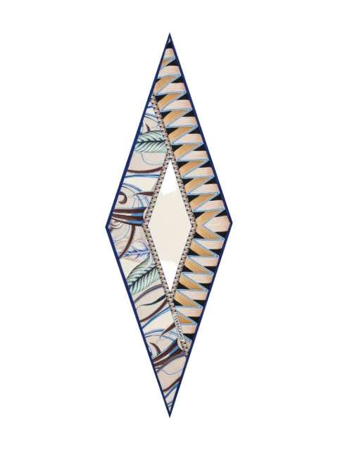 Ferragamo graphic-print triangle scarf