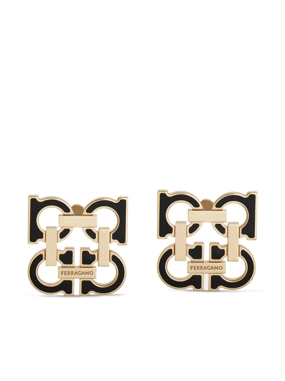 Ferragamo Four Gancini earrings | Gold | Image 1
