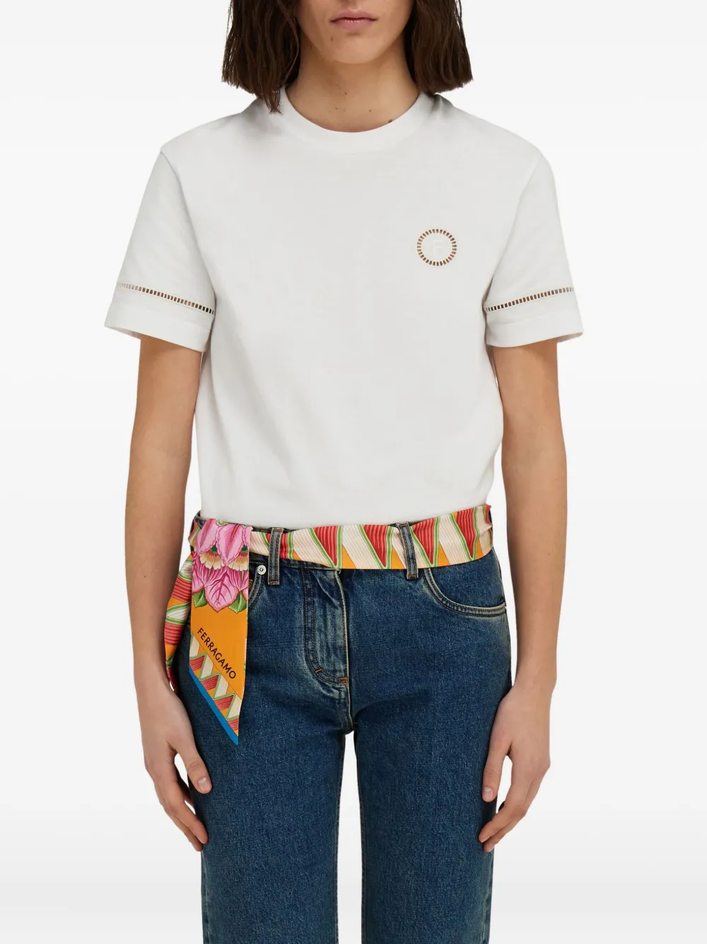 Ferragamo Bandeau top Oranje