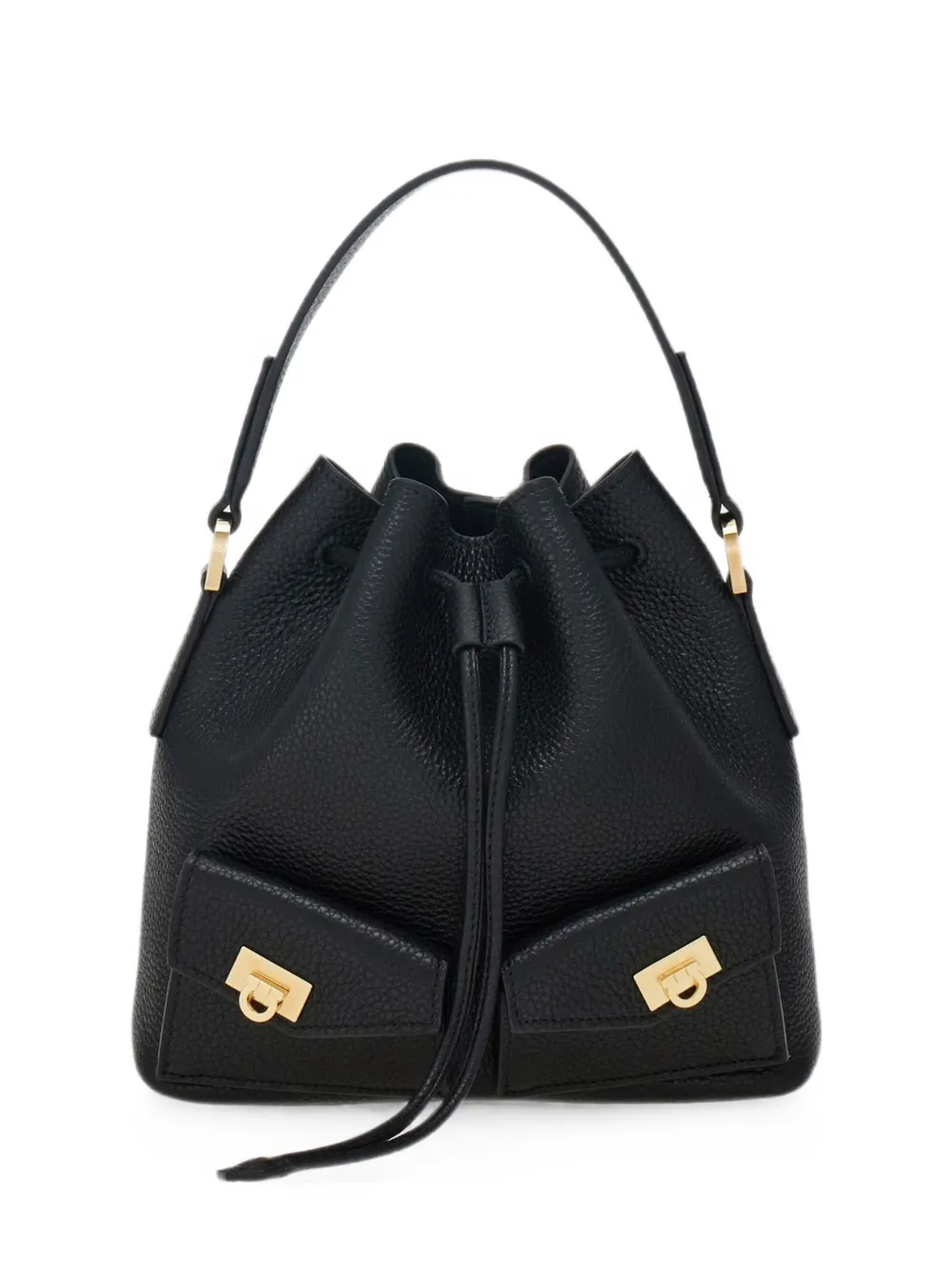 Ferragamo Mini Hug Beuteltasche - Schwarz