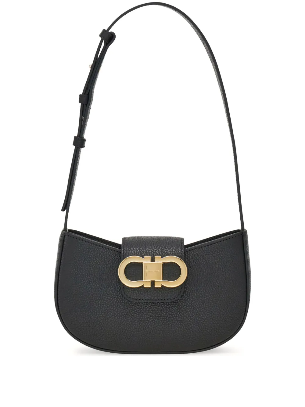 Ferragamo Leren mini tas Zwart