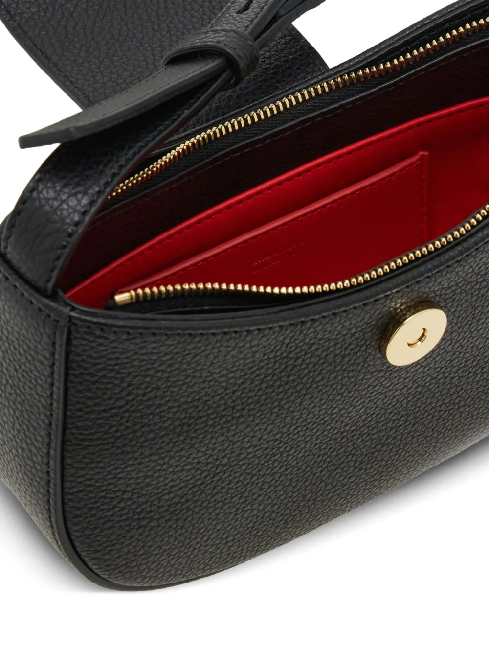Ferragamo Leren mini tas Zwart