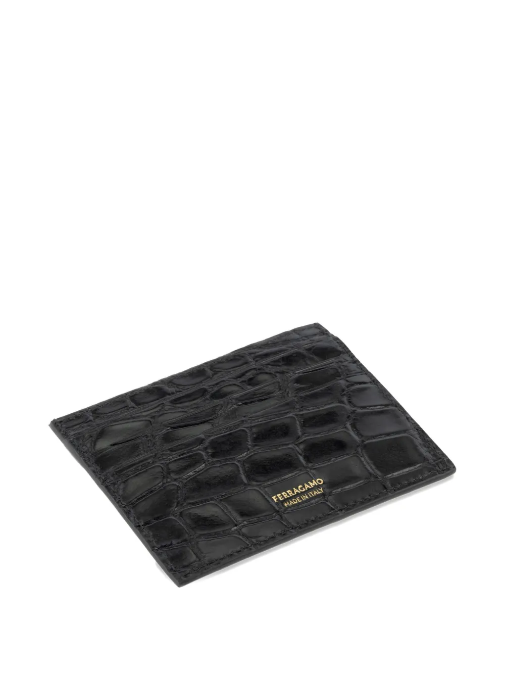 Ferragamo Gancini Cardholder In Black