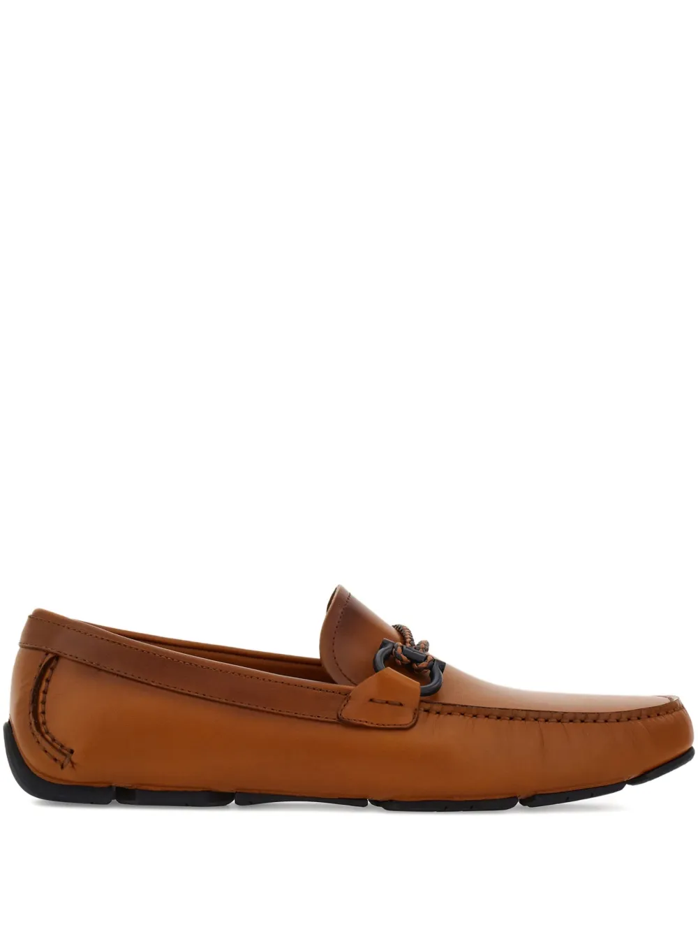 Ferragamo leather loafers Neutrals