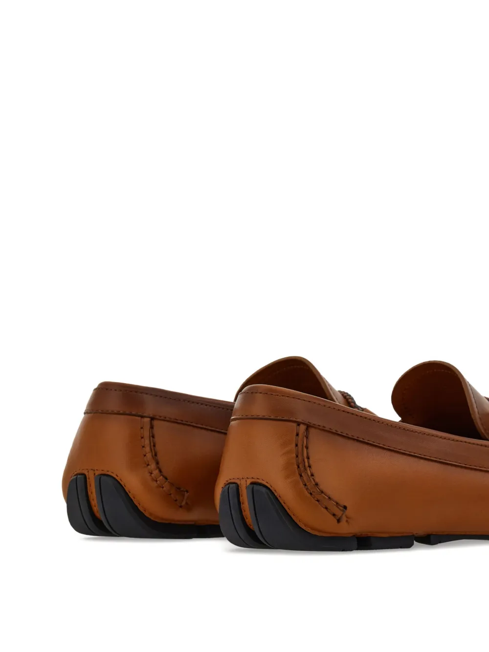 Ferragamo leather loafers Neutrals
